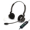 Jabra 2399-829-119 Biz 2300 USB Uc Duo, Wired Headset, On-Ear, Black