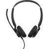 Jabra Engage 50 II Wired Stereo Headset with Link Call Control - Noise-Cancelling 3-Mic Technology, USB-A Cable - Works with All Leading Unified Communications Platforms Such as Zoom & Unify - Black