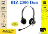 Jabra 2399-829-119 Biz 2300 USB Uc Duo, Wired Headset, On-Ear, Black