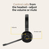 Jabra Evolve 65 TE (Third Edition) Wireless Single-Ear Headphones - Noise-Canceling Mic, 16 hrs Battery Life, Dual Connectivity, Works with All UC Platforms Like Zoom & Google Meet, Black