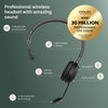 Jabra Evolve 65 TE (Third Edition) Wireless Single-Ear Headphones - Noise-Canceling Mic, 16 hrs Battery Life, Dual Connectivity, Works with All UC Platforms Like Zoom & Google Meet, Black