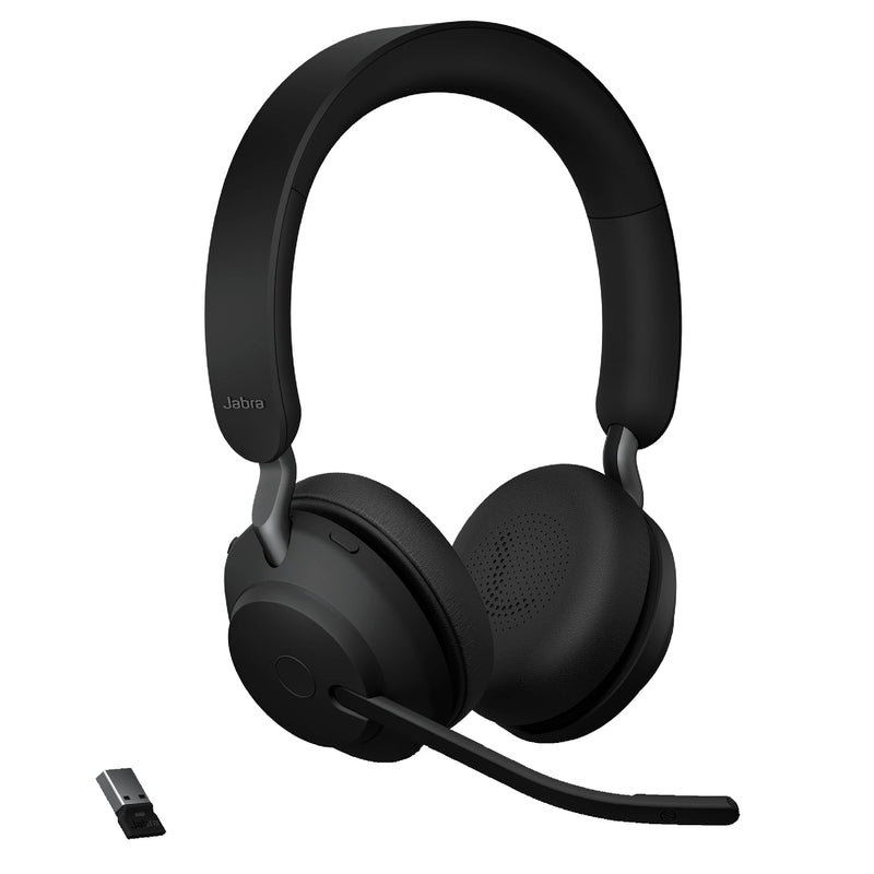 Jabra Evolve2 65 UC Stereo Headphones – Bluetooth, 37H