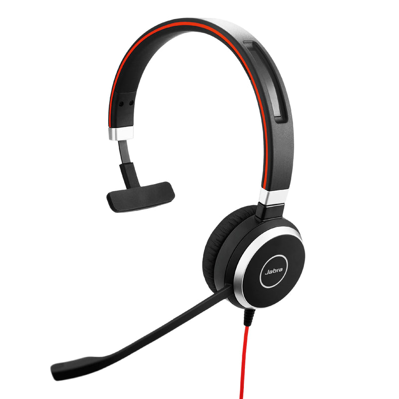 Jabra Evolve 40 MS Professional Wired Headset, Mono – Telephone Headset for Greater Productivity, Superior Sound for Calls and Music, 3.5mm Jack/USB Connection, All-Day Comfort Design, MS Optimized
