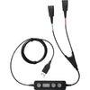 Jabra 265-09 Link 265 USB/QD Training Cable, Black