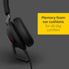 Jabra Evolve2 40 SE Wired Mono Noise-Cancelling Headset - Features 3-Mic Call Technology and USB-A Cable - Works with All Leading Unified Communications Platforms Such as Zoom and Google Meet - Black