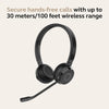 Jabra Evolve 65 TE - USB-A UC Stereo Wireless Headset/Music Headphones