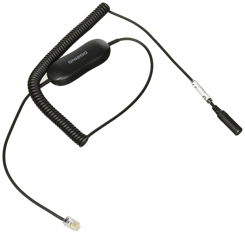 Jabra GN1200 Smart Cord 3.5 mm Jack Modular Plug 88011-100
