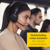 Jabra Evolve2 40 SE Wired Mono Noise-Cancelling Headset - Features 3-Mic Call Technology and USB-A Cable - Works with All Leading Unified Communications Platforms Such as Zoom and Google Meet - Black