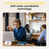 Jabra Evolve2 50 Wired Stereo Headset - with AirComfort Technology, Noise-Cancelling Mics & Active Noise Cancellation - Works with All Leading UC Platforms Such as Zoom & Google Meet - Black