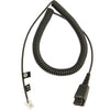 Jabra QD to RJ Coiled Cord 2M 8800-01-01
