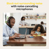 Jabra Evolve2 50 Wired Mono Headset - with AirComfort Technology, Noise-Cancelling Mics & Active Noise Cancellation - Works with All Leading UC Platforms Such as Zoom & Google Meet - Black