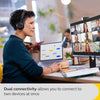 Jabra Evolve2 55 Mono Wireless Headset – ANC, MS Teams