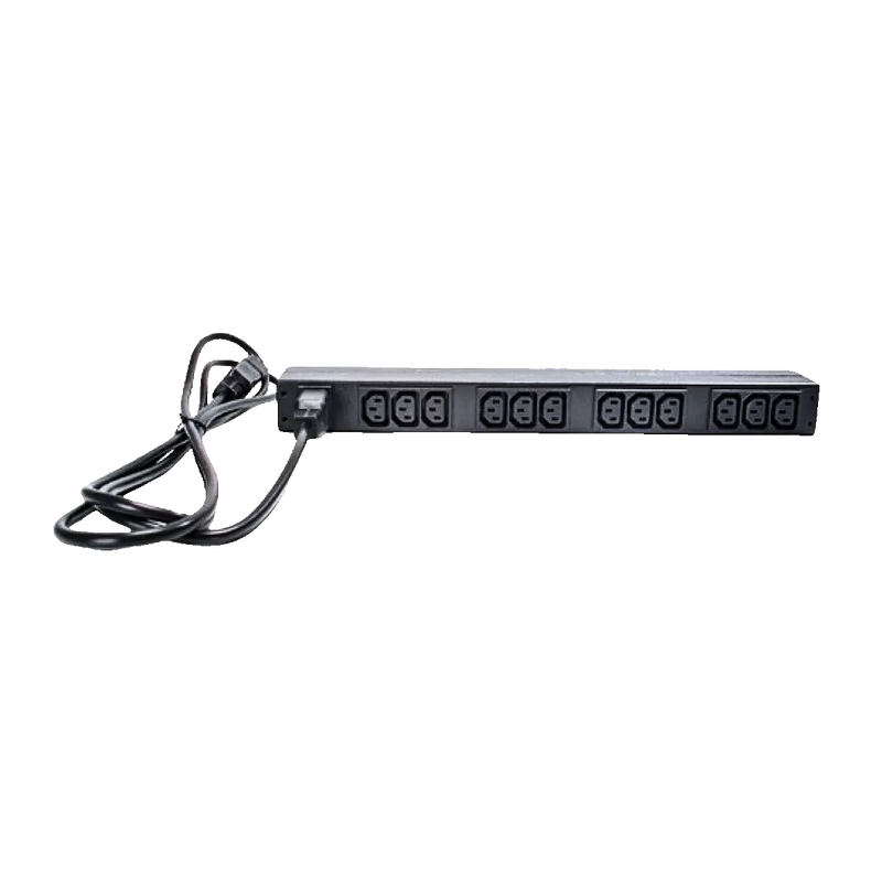 APC NetShelter Basic Rack-Mount PDU – 208/230V, 12 Outlets, 8ft Cord