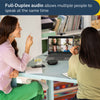Jabra Speak2 40 Portable Speakerphone - 4 Noise-Cancelling Mics, Full-Range 50mm Portable Speaker, Wideband Audio and USB-A and USB-C Connections - Certified for Zoom and Google Meet - Dark Grey