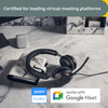 Jabra Evolve2 40 SE Wired Stereo Noise-Cancelling Headset - Features 3-Mic Call Technology and USB-C Cable - Works with All Leading Unified Communications Platforms Such as Zoom & Google Meet - Black