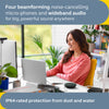 Jabra Speak2 40 Portable Speakerphone - 4 Noise-Cancelling Mics, Full-Range 50mm Portable Speaker, Wideband Audio and USB-A and USB-C Connections - Certified for Zoom and Google Meet - Dark Grey