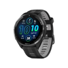 Garmin Forerunner® 965 Running Smartwatch AMOLED Display Black and Powder Gray