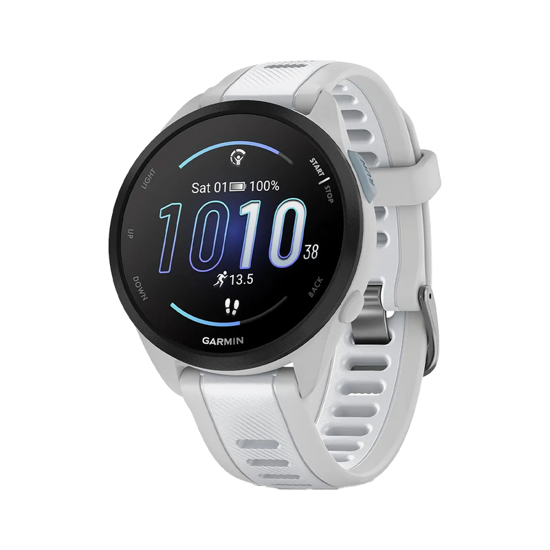 Garmin Forerunner 165 Running Smartwatch Whitestone