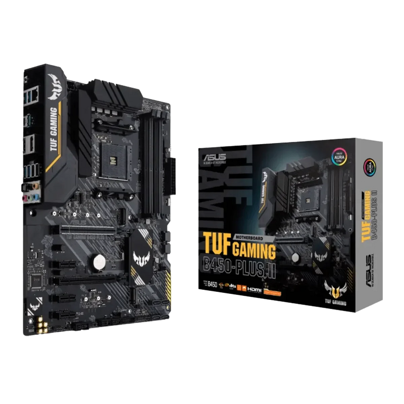 ASUS TUF Gaming B450-PLUS II AMD AM4 Ryzen 5000 ATX Motherboard