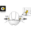 PETZL VIZIR Clear Eye Shield Enhanced Eye Protection