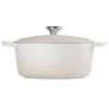 Le Creuset Enameled Cast Iron Signature Round Dutch Oven – 7.25 Qt, Meringue