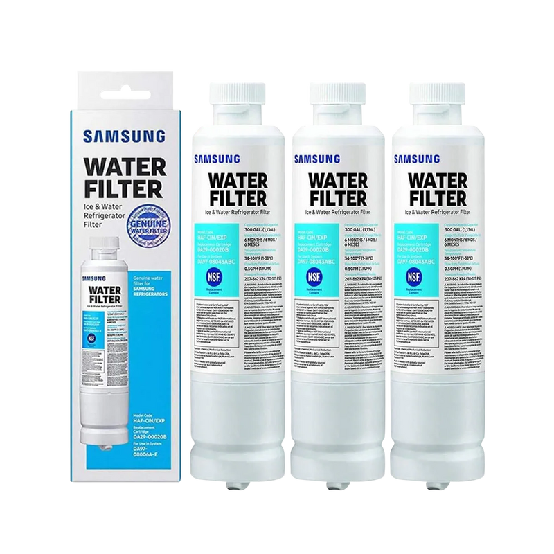 NSF 53 & 42 DA29-00020B OEM Water Filter Replacement (3-Pack)