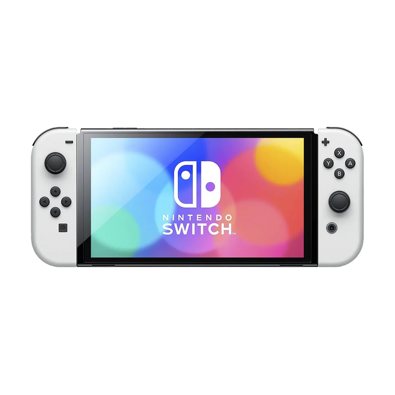 Nintendo Switch (OLED model) with White Joy-Con