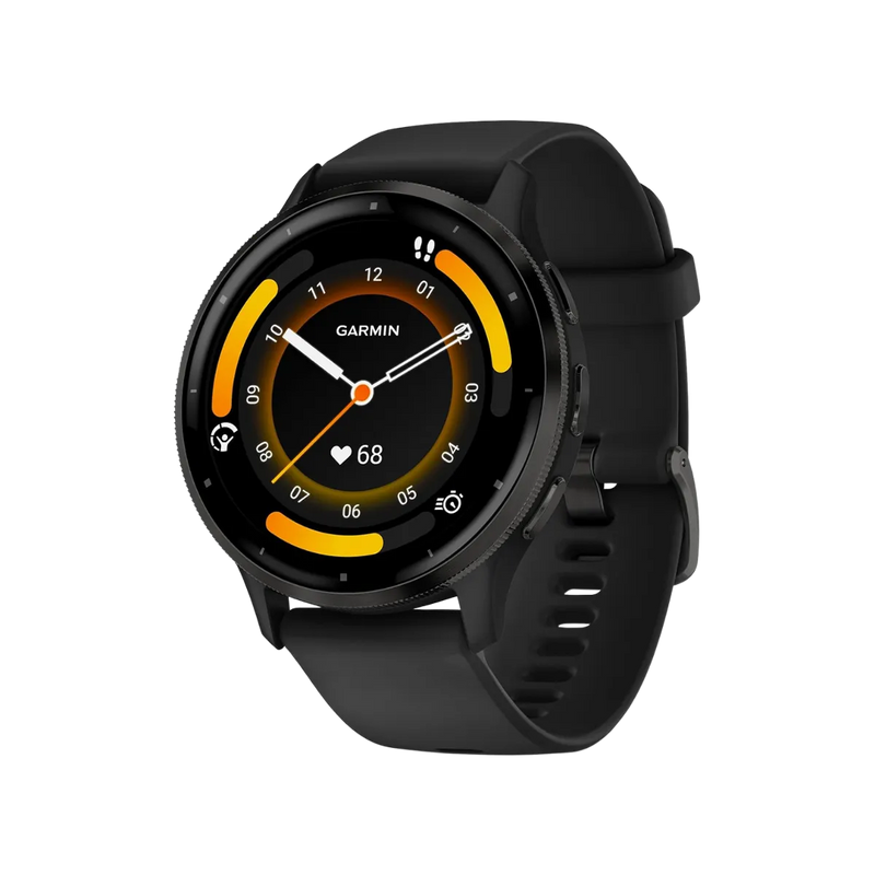 Garmin Venu 3 Smart Watch with 45mm Black Case