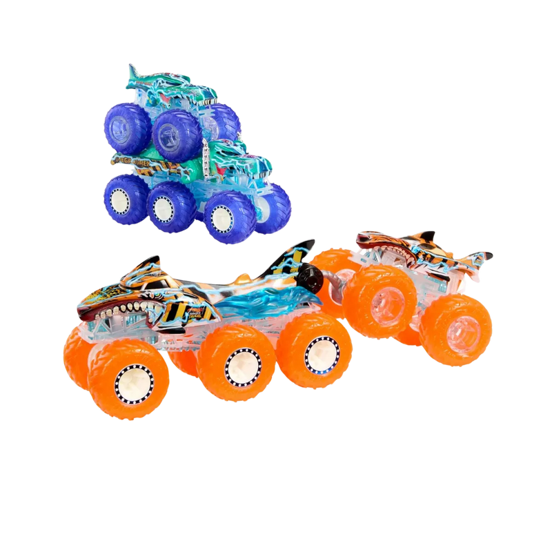 Hot Wheels Monster Trucks & Big Rigs Power Smashers Set