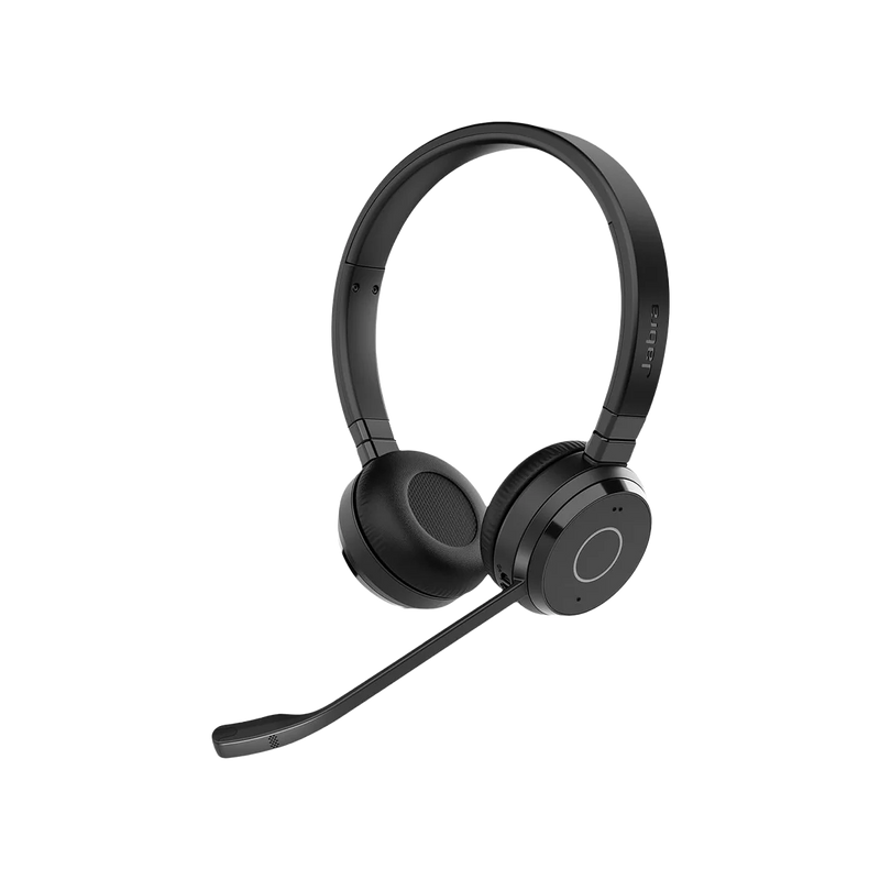 Jabra Evolve 65 TE Stereo Wireless Headset – Black