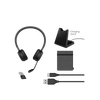 Jabra Evolve 65 TE Single-Ear MS Wireless Headset w/Stand
