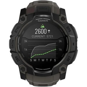 Garmin Instinct 3 AMOLED Rugged GPS Smartwatch – Charcoal Open Box