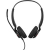 Jabra Engage 40 Wired Stereo Headset with Inline Call Control - Noise-Cancelling 2-Mic Technology, Ultra-Lightweight Design and USB-C Cable - MS Teams Certified, Works With All Other Platforms - Black
