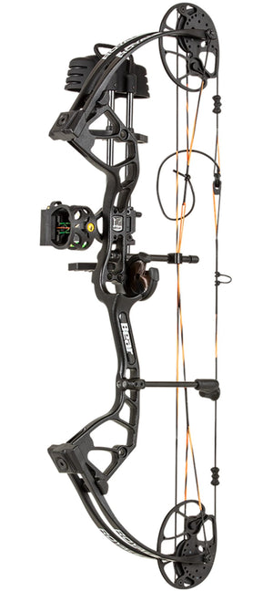Bear Archery Royale Ready to Hunt Compound Bow Archery Set with Archery Accessories for Adults and Youths, 12”- 27” Draw Length, 5-50 Lbs Draw Weight, Up to 290 FPS
