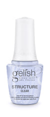 Gelish Brush On Structure Gel – Self-Leveling, Building and Strengthening Nails, Ideal for Sculpting, Enhancing Gel Manicures, and Achieving a Durable, Long-Lasting Finish (Clear)
