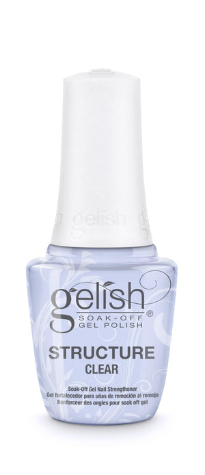Gelish Brush On Structure Gel – Self-Leveling, Building and Strengthening Nails, Ideal for Sculpting, Enhancing Gel Manicures, and Achieving a Durable, Long-Lasting Finish (Clear)