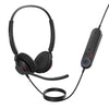 Jabra Engage 40 Wired Stereo Headset with Inline Call Control - Noise-Cancelling 2-Mic Technology, Ultra-Lightweight Design and USB-C Cable - MS Teams Certified, Works With All Other Platforms - Black