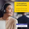 Jabra Evolve2 40 SE Wired Mono Noise Cancelling Headset - Features 3-Microphone Call Technology and USB-C Cable - MS Teams Certified, Works with All Other Platforms - Black