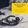 Jabra Evolve2 40 SE UC Stereo Wired Headset – USB-C, Black