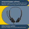 Jabra Engage 40 Wired Stereo Headset with Inline Call Control - Noise-Cancelling 2-Mic Technology, Ultra-Lightweight Design and USB-C Cable - MS Teams Certified, Works With All Other Platforms - Black