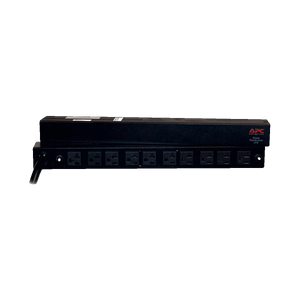 APC Basic Rack-Mount PDU – 100/120V, 10 Outlets, 12ft Cord