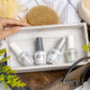 Gelish Fantastic Four Essentials Kit – Long-Lasting, Chip-Free Shine, Durable Finish, Complete Manicure System for Salon-Quality Nails at Home - Includes Foundation, Top It Off, pH Bond & Nourish.