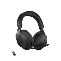 Jabra Evolve2 85 Link 380a Stereo UC Headset with Stand - Black