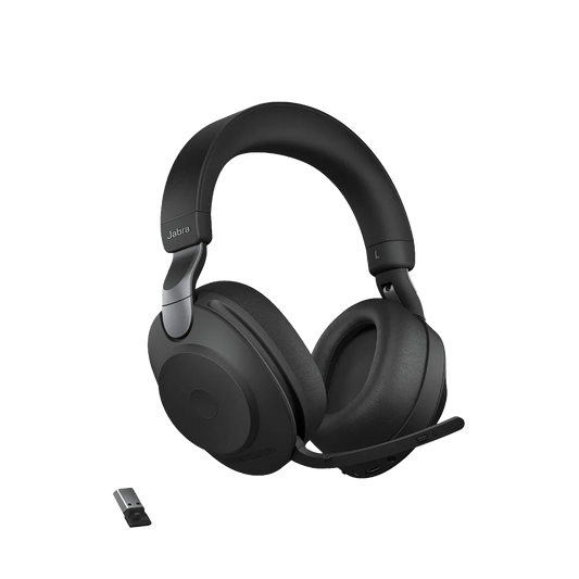 Jabra Evolve2 85 Link 380a Stereo UC Headset with Stand - Black