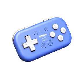 8Bitdo Micro Bluetooth Gamepad Pocket-sized Mini Controller Blue