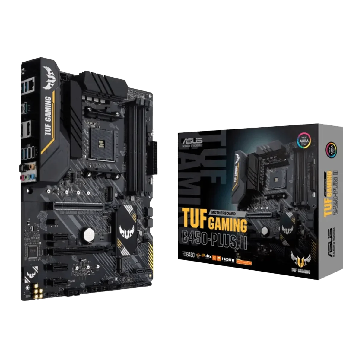 ASUS TUF Gaming B450-PLUS II AMD AM4 Ryzen 5000 ATX Motherboard