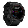 Garmin Fenix 7X Solar Multisport GPS Watch Slate Grey Black Band