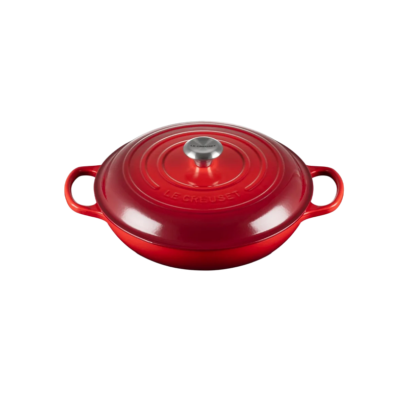 Le Creuset 3.5 qt. Signature Braiser – Cerise
