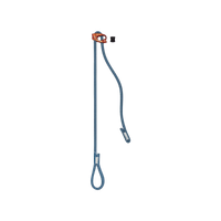 PETZL Connect Adjustable Lanyard – Blue, One Size