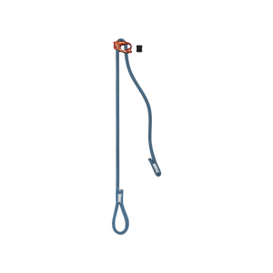 PETZL Connect Adjustable Lanyard – Blue, One Size